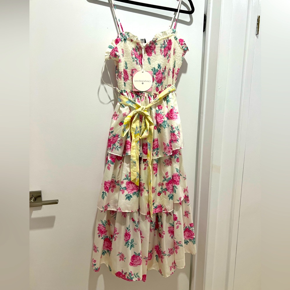 Love shack fancy tiered summer dress